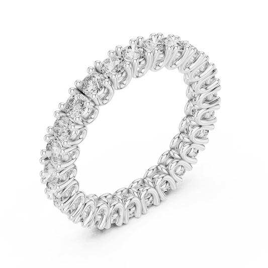 Diamond Eternity stackable ring
