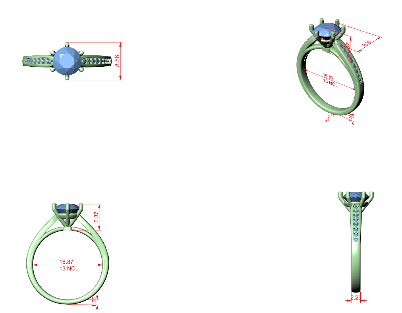 Diamond Ring - LR38SEA