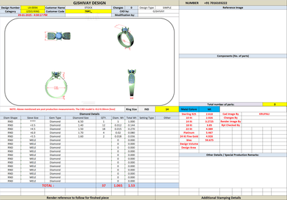 Diamond Ring - LR94SEA