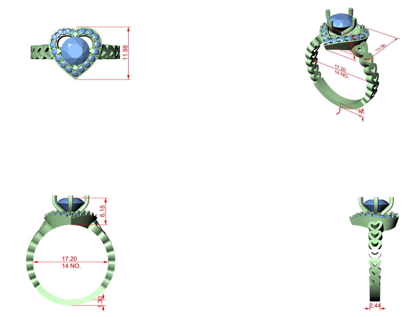 Diamond Ring - LR95SEA