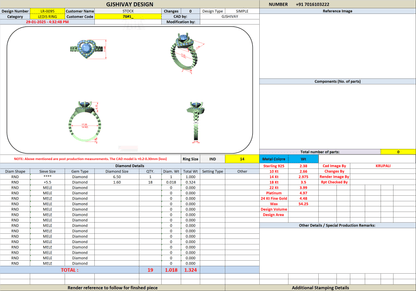 Diamond Ring - LR95SEA