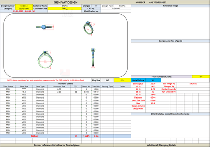 Diamond Ring - LR113SEA